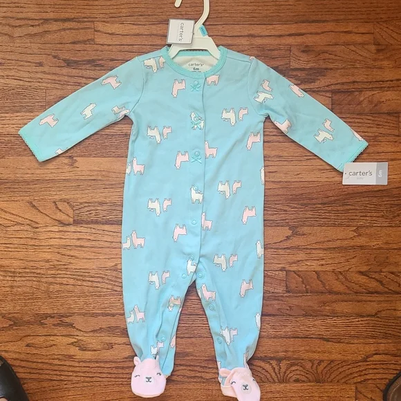 Carter's baby Lamb footsie 6M - Picture 4 of 7